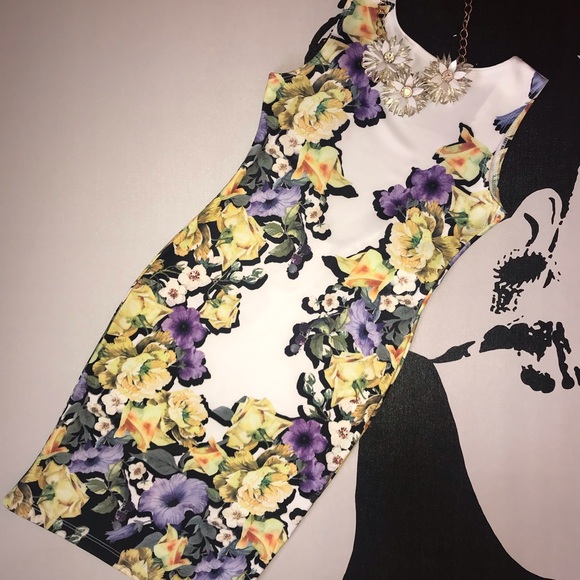 M USA | Jennifer Floral Print Dress - Picture 4 of 5